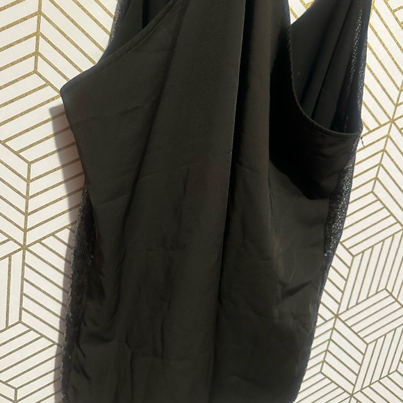 Grace Karin Black Sequin Cowl Neck Sleeveless Top Size XL - Picture 2 of 3
